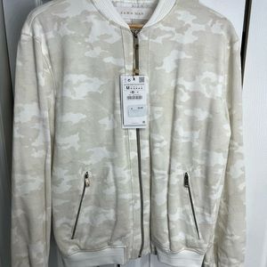 Zara Mens Camo Lightweight Jacket